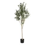Olive faux tree plant for interior and exterior living