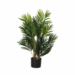 faux areca palm tree in pot small