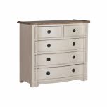 French 5 drawer chest of drawers 