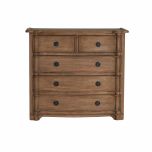 French 5 drawer chest of drawers 