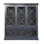Block and chisel storage cabinet with glass doors