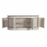 French style curved sideboard with storage