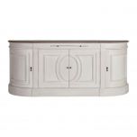French style curved sideboard with storage