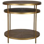Block & Chisel round side table