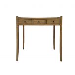 writing desk or vanity desk with weaved top