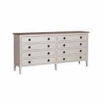 Wooden sideboard with 8 drawers