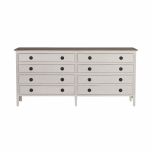 Wooden sideboard with 8 drawers