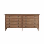 Wooden sideboard with 8 drawers