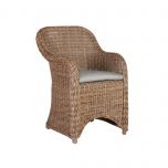 Block & Chisel rattan outdoor dining armchair