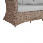 Block & Chisel rattan outdoor 2.5 seater sofa