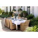 Block & Chisel rattan outdoor dining chair