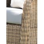 Block & Chisel rattan 3.5 seater outdoor sofa