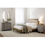 4 Drawer chest painted grey Château collection