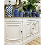 Block & Chisel white distressed wooden sideboard