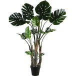 Block & Chisel faux monstera tree in plastic pot