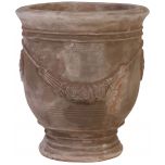 Block & Chisel brown terracotta pot