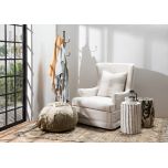 slipcover wingback chair 
