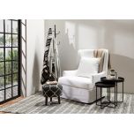 slipcover wingback chair 