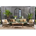 faux areca palm tree in pot