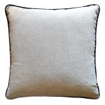 Block & Chisel leaf cushion pink linen back