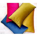 Block & Chisel grey cushion oblong
