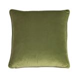 floral scatter cushion with velvet backing.