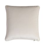 parrot cushion with cream velvet backing