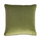 Emerald green tiger print cushion with velvet backing