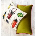 Block & Chisel bug insect cushion multi colour