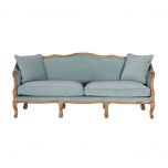 French style sofa with wooden frame