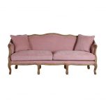 French style sofa with wooden frame