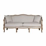 French style sofa with wooden frame