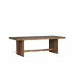Elm wood dining table