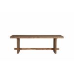 Elm wood dining table