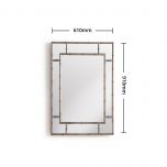 Block & Chisel rectangular mirror