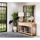 Block & Chisel Square Wooden Mirror