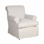 slipcover armchair in yale linen