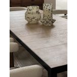 metal and wood Shard contemporary dining table made in south africa