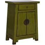Block & Chisel green wooden cabinet