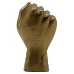 Block & Chisel antique brass fisted hand