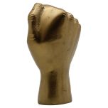 Block & Chisel antique brass fisted hand
