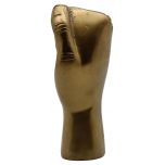 Block & Chisel antique brass fisted hand