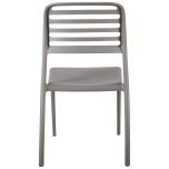 Block & Chisel grey PVC slated back dining chair