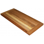 Block & Chisel rectangular solid oak wood breadboard
