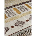 royal geometric dhurrie rug naksha collection 