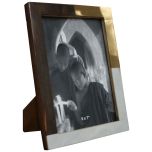 Block & Chisel brown and grey resin photo frame
