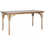 Block & Chisel rectangular oak wood dining table