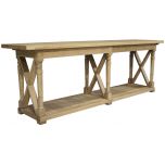 Block and chisel solid oak server 