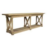 Block and chisel solid oak server 
