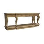 Block & Chisel solid weathered oak server